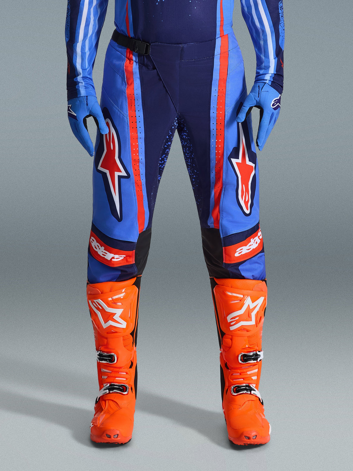 TECHSTAR NOMUR PANTS - DARK NAVY/ORANGE/UCLA BLUE