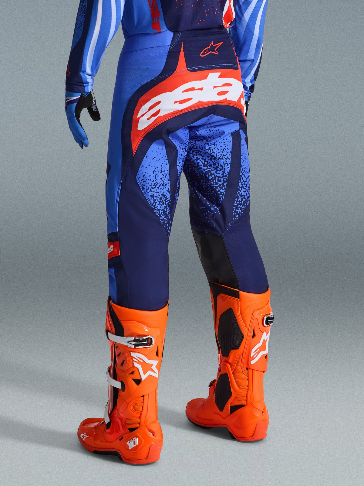 TECHSTAR NOMUR PANTS - DARK NAVY/ORANGE/UCLA BLUE