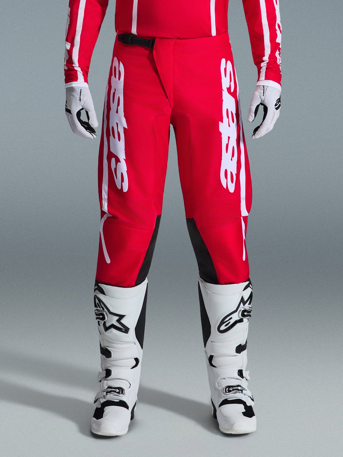 FLUID APEX PANTS - RED/WHITE