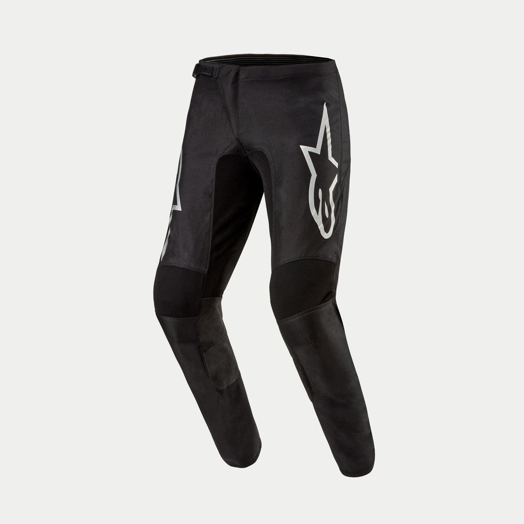FLUID GRAPHITE PANTS - BLACK/SILVER Alpinestars motocross kit