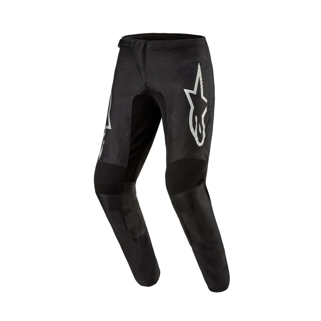 FLUID GRAPHITE PANTS - BLACK/SILVER Alpinestars motocross kit