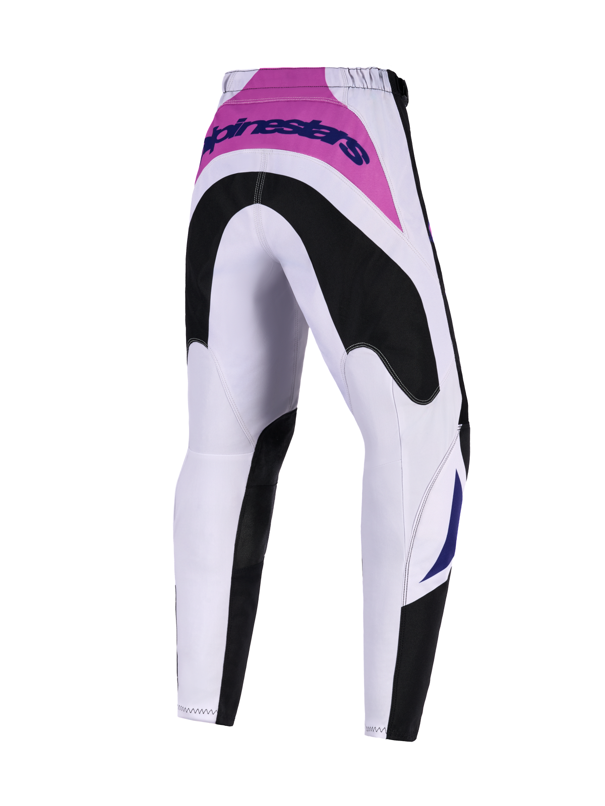 YOUTH FLUID GRID PANTS - BLACK/LIGHT GRAY/PURPLE