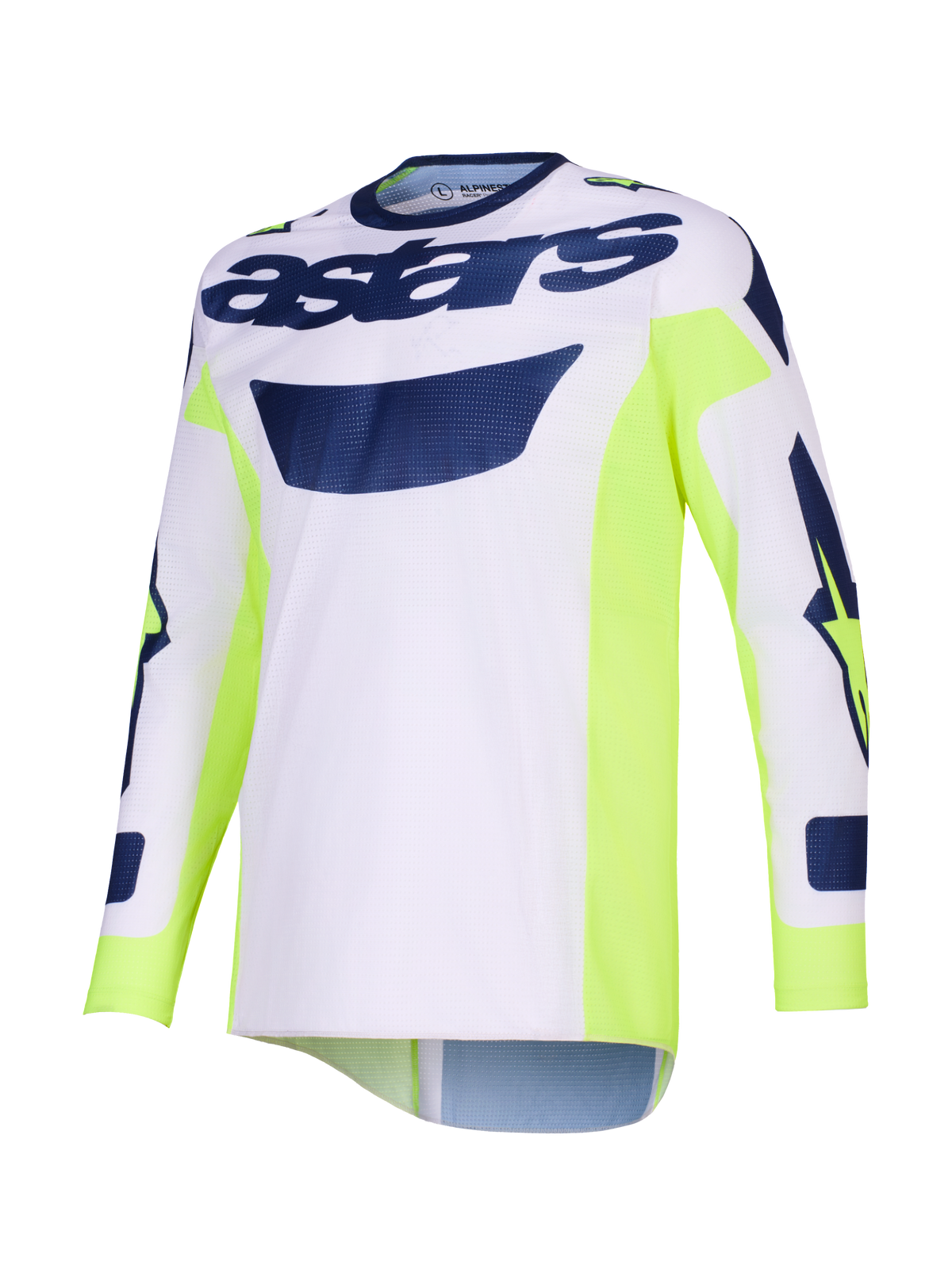 RACER AIR RIWAY JERSEY - LIGHT GRAY/YELLOW FLUO/BLUE Alpinestars motocross kit