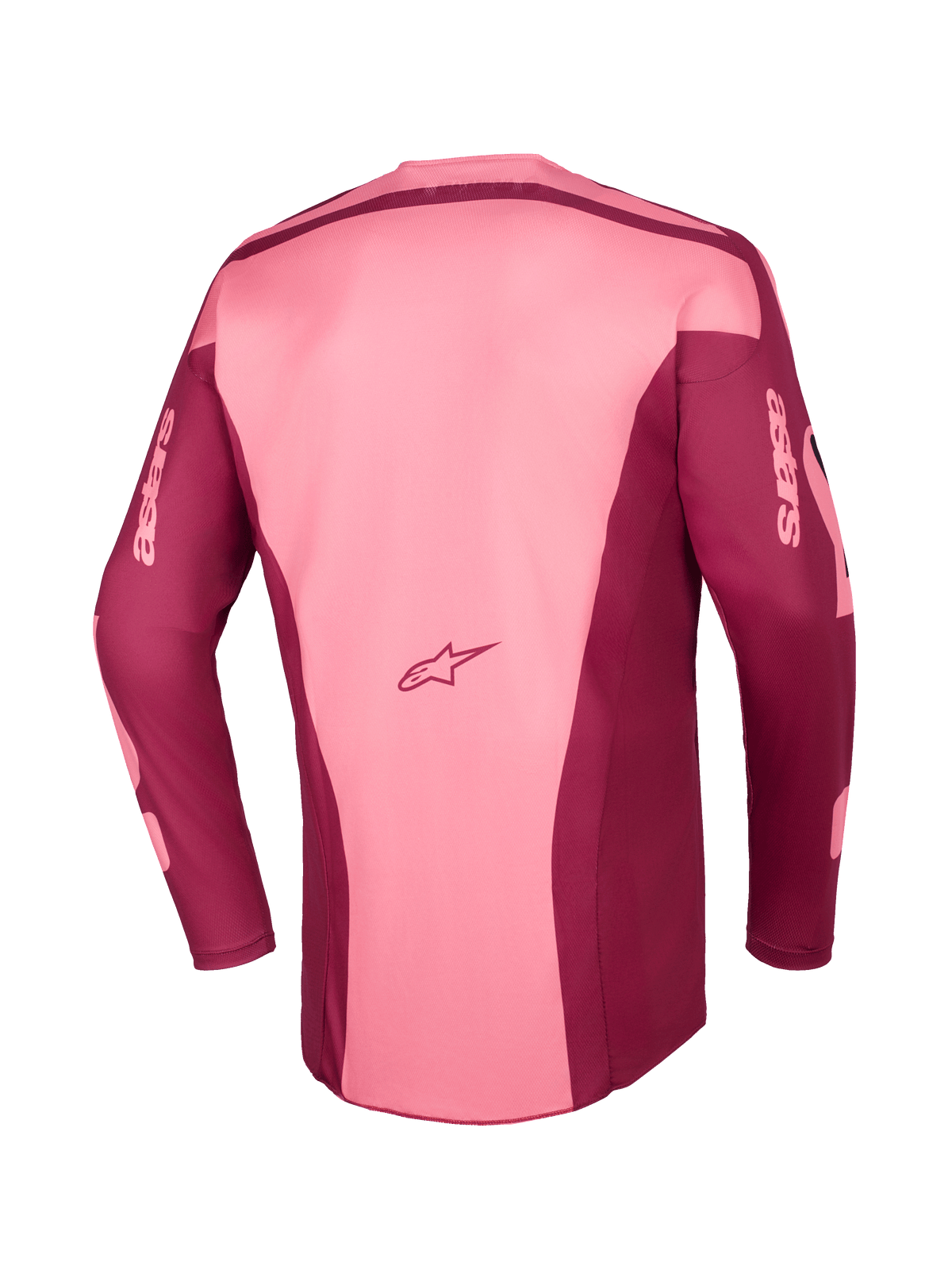 RACER RIWAY JERSEY - DARK RED/CORAL