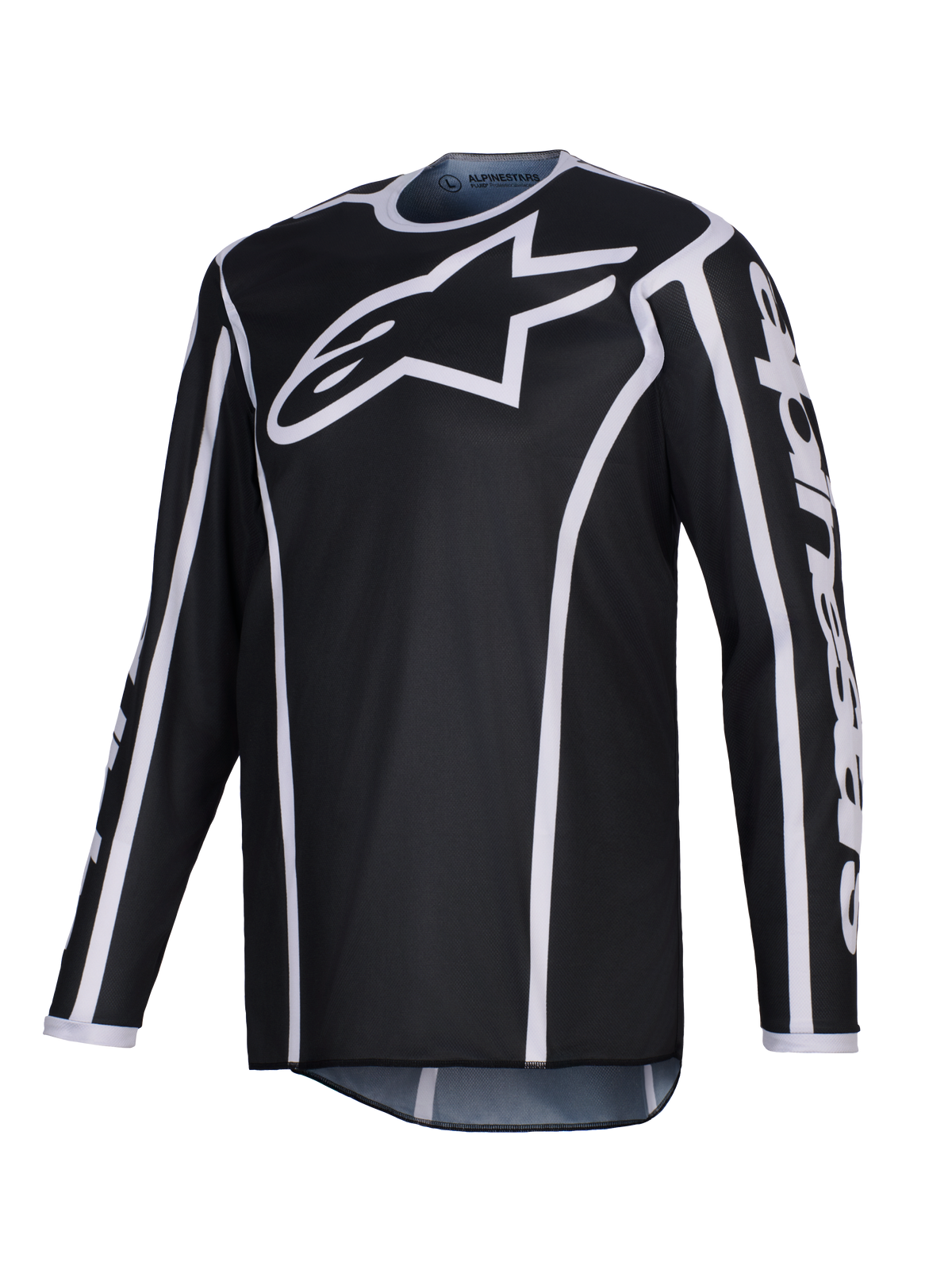 FLUID APEX JERSEY - BLACK/GRAY Alpinestars motocross kit