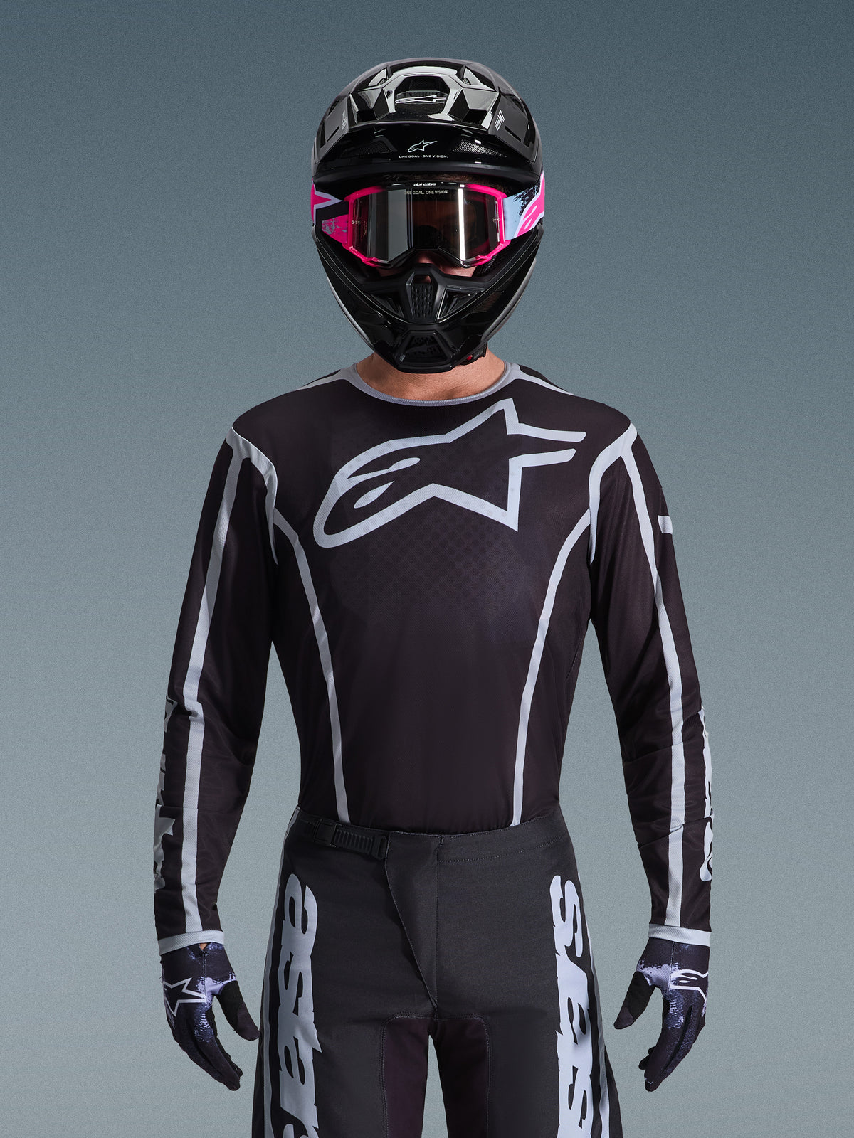 FLUID APEX JERSEY - BLACK/GRAY