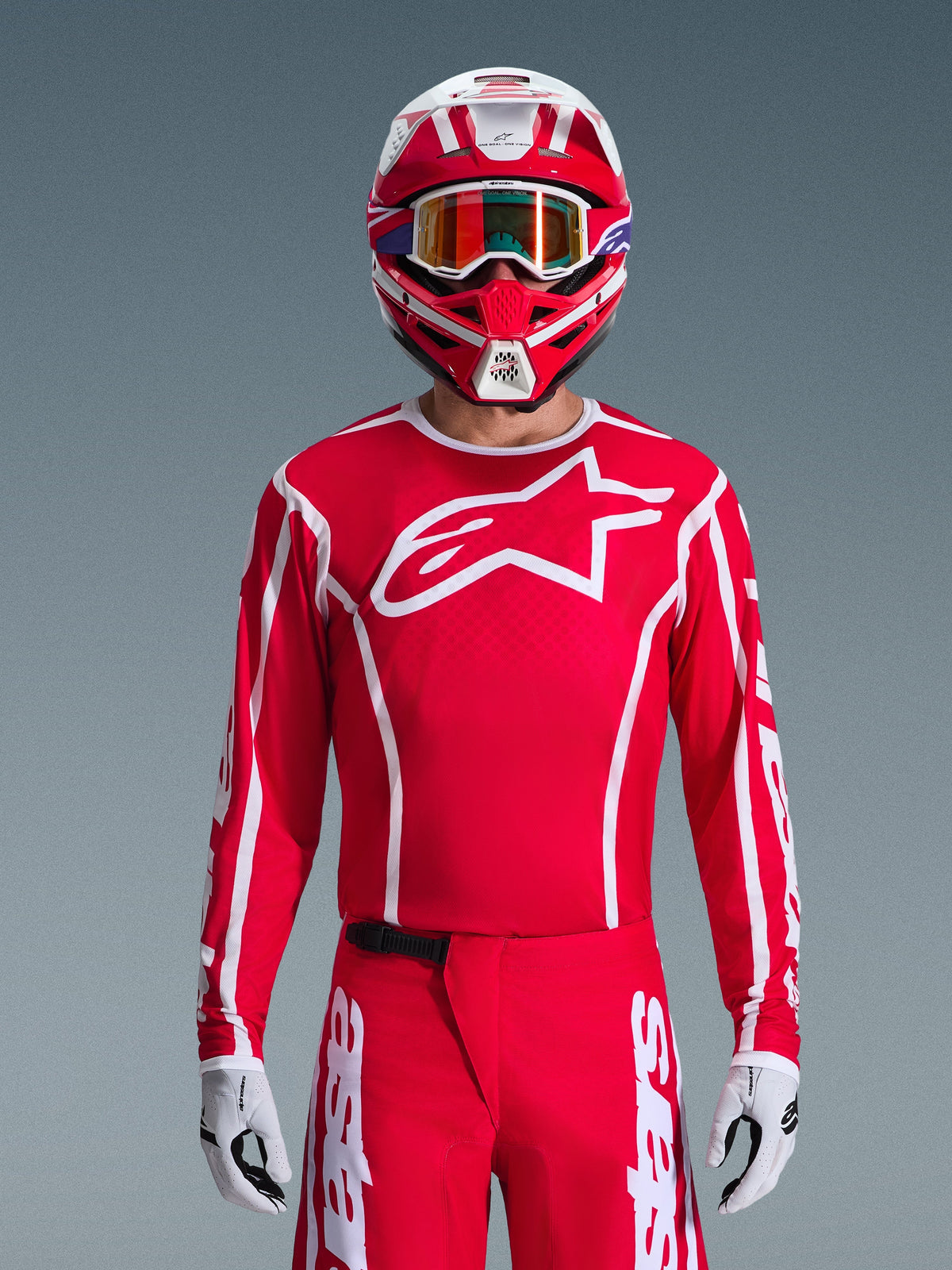 FLUID APEX JERSEY - RED/WHITE