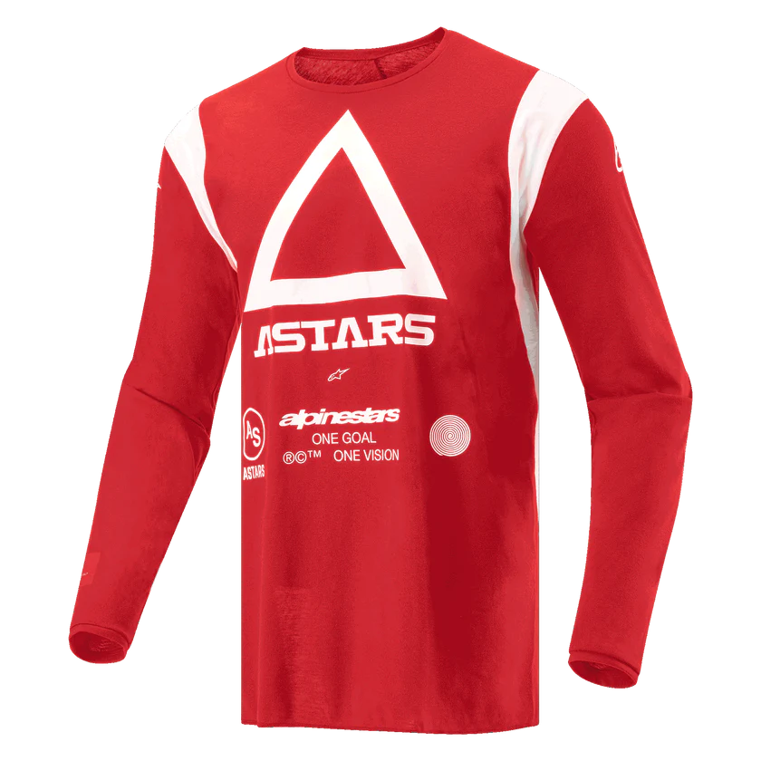 TECHDURA JERSEY - BRIGHT RED Alpinestars motocross kit