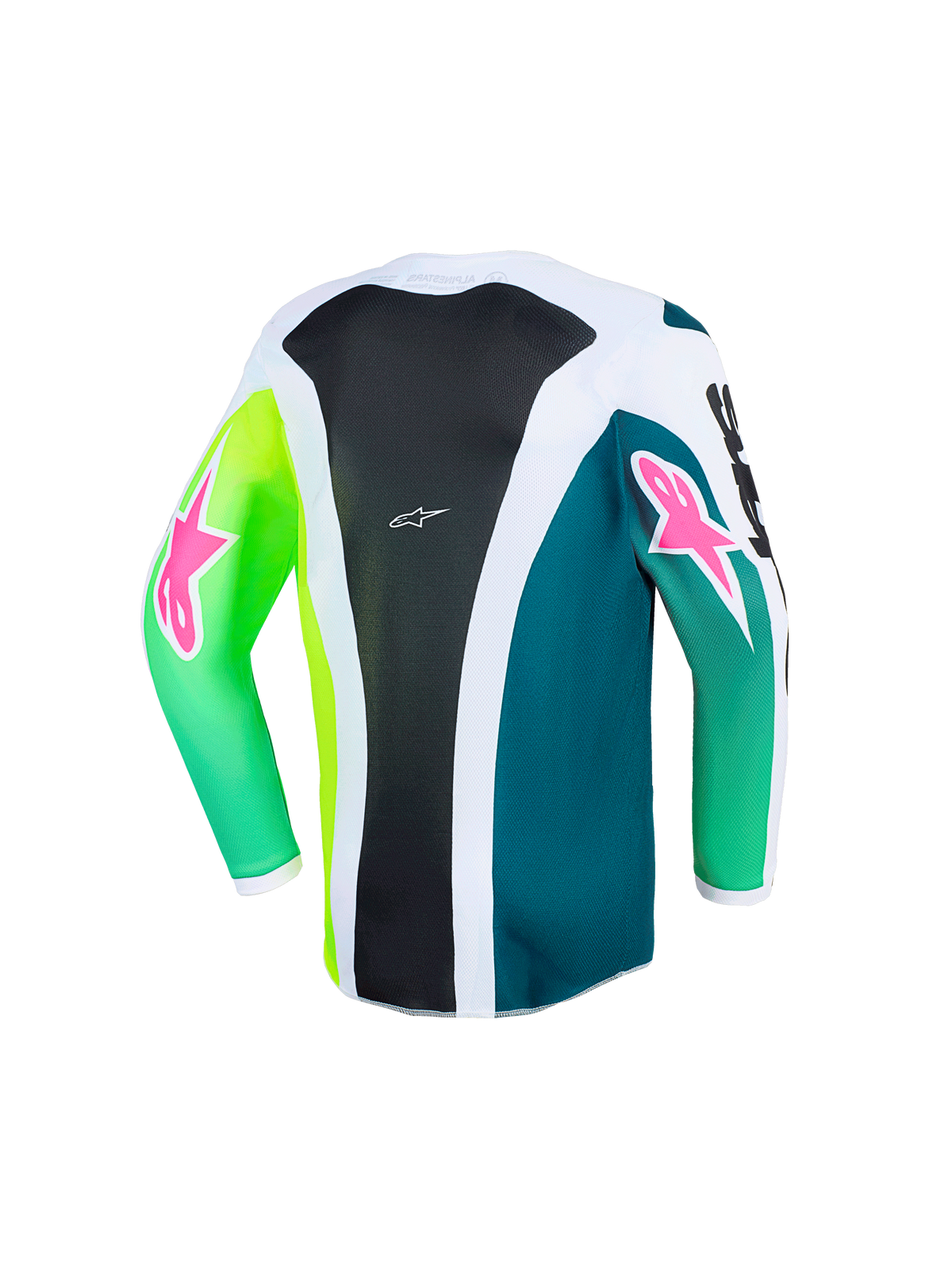 YOUTH FLUID PORTL JERSEY - GREEN/WHITE/BLACK