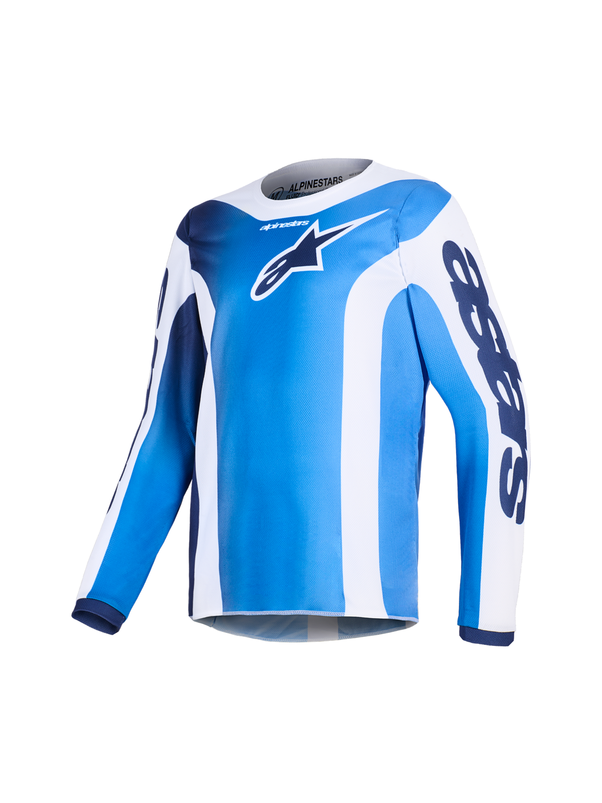 YOUTH FLUID PORTL JERSEY - UCLA BLUE/WHITE Alpinestars motocross kit