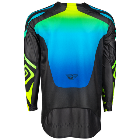 Fly Racing 2025 Evolution DST Zen Jersey (Black/Blue/Yellow)