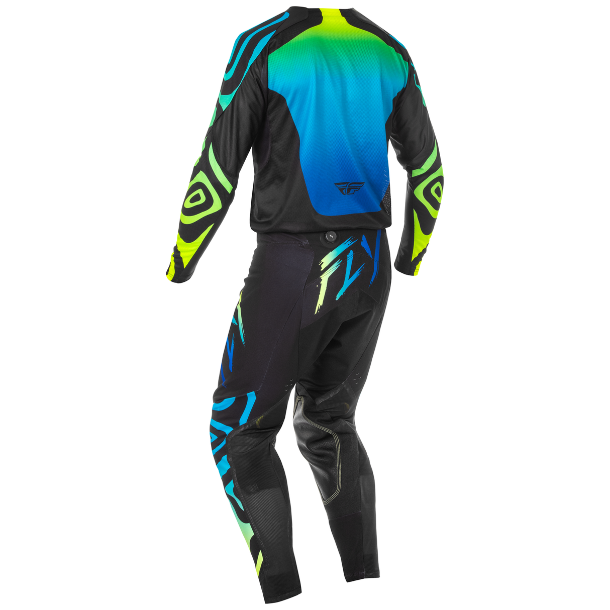 Fly Racing 2025 Evolution DST Zen Pants (Black/Blue/Yellow)