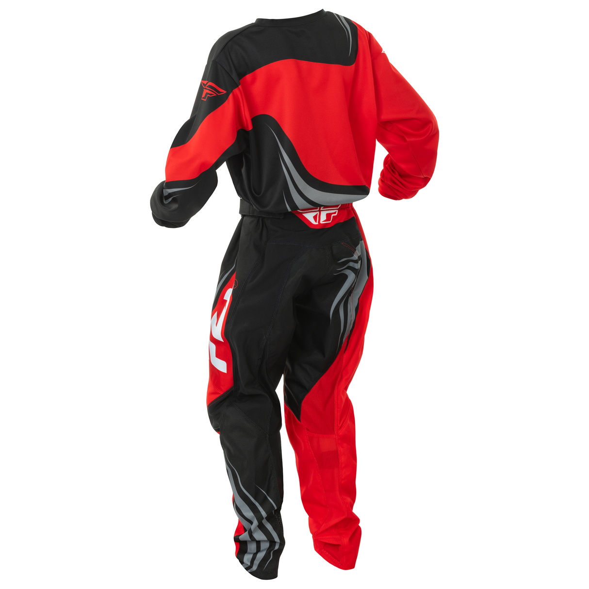 Fly Racing 2025 Youth F-16 Jersey (Black/Red/White)
