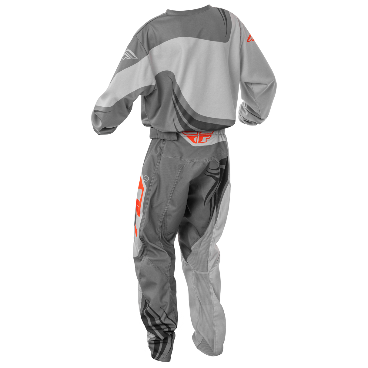Fly Racing 2025 Youth F-16 Jersey (Grey/Orange)