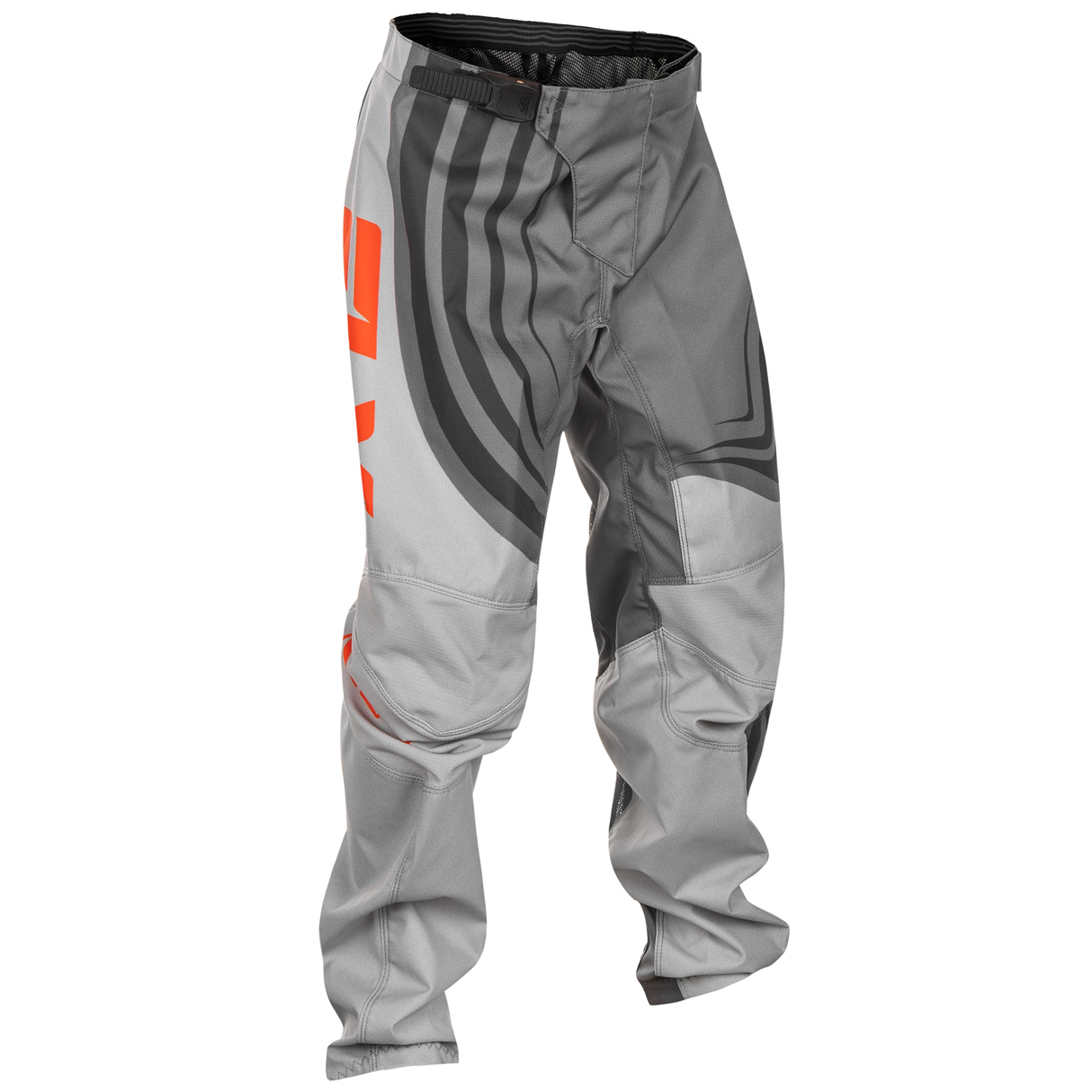 Fly Racing 2025 Youth F-16 Pants (Grey/Orange)