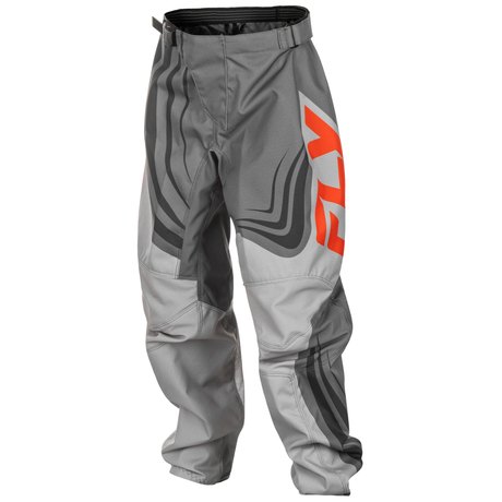 Fly Racing 2025 Youth F-16 Pants (Grey/Orange)