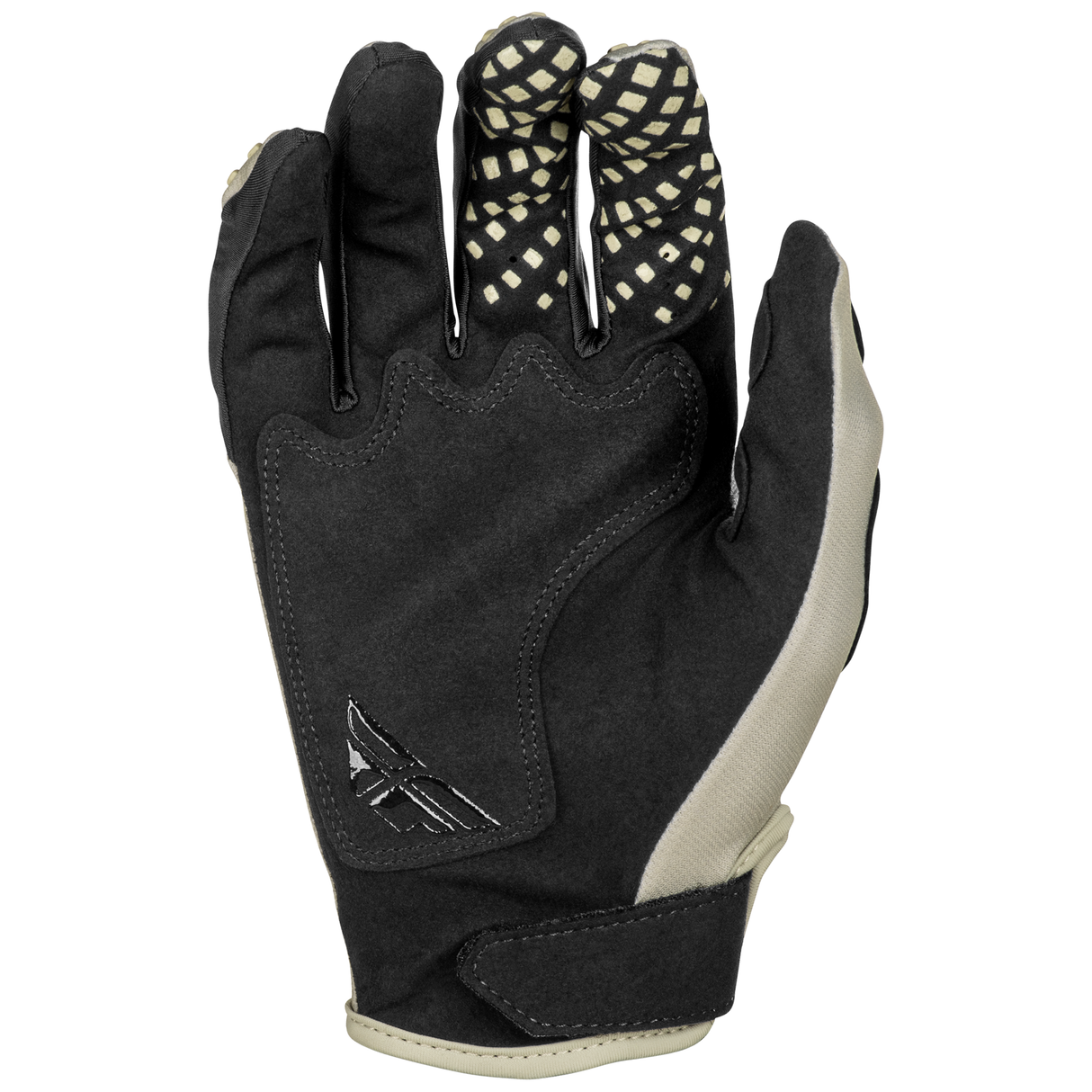 Fly Racing 2025 Kinetic Sym Gloves (Light Grey/Red/Black)