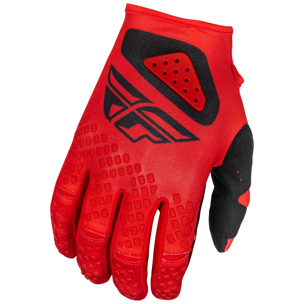 Fly Racing 2025 Youth Kinetic Center Gloves (Red/Black)