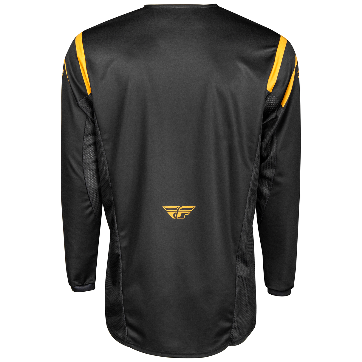 Fly Racing 2025 Kinetic Center Jersey (Black/Gold)