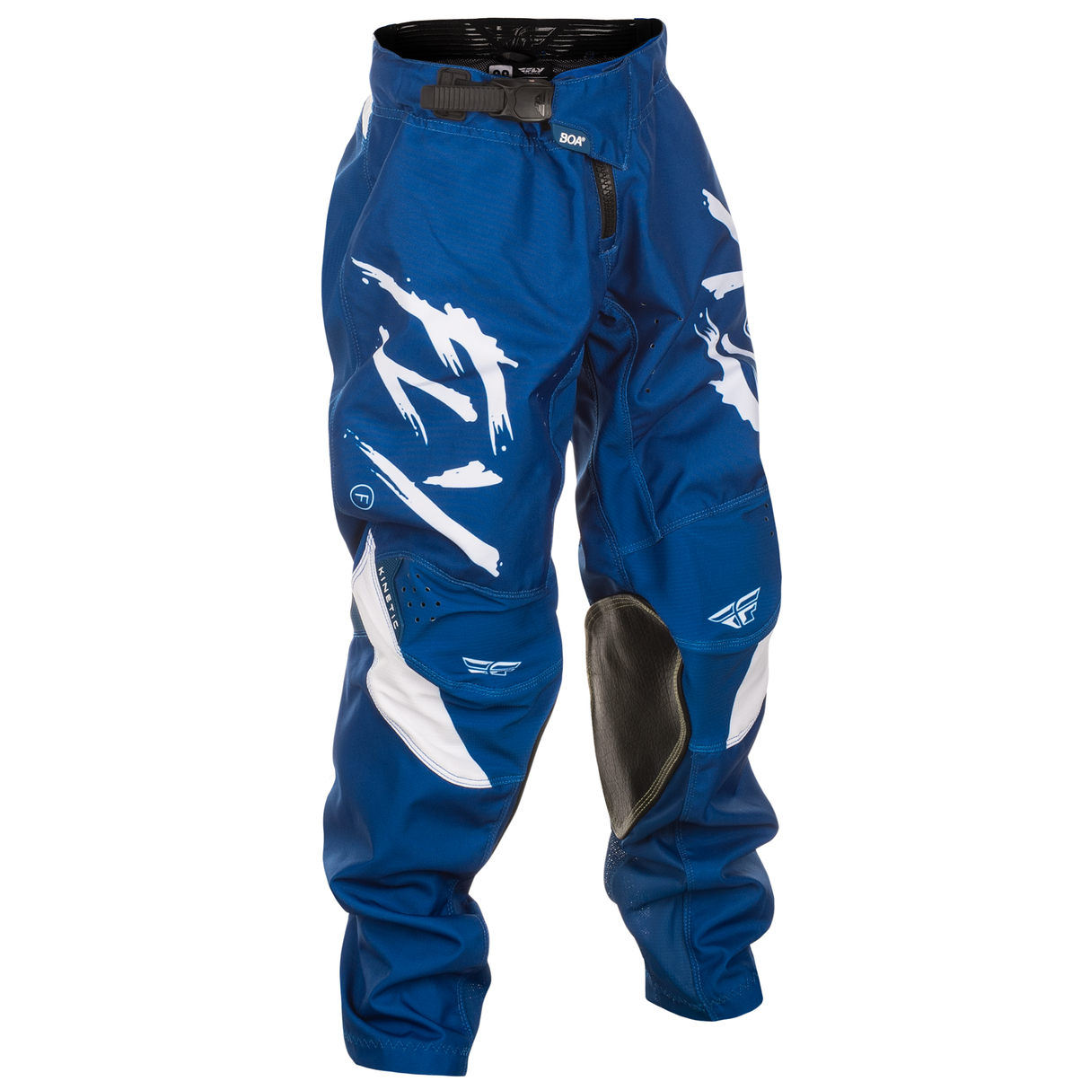 Fly Racing 2025 Youth Kinetic Stoke Pants (Navy/White)