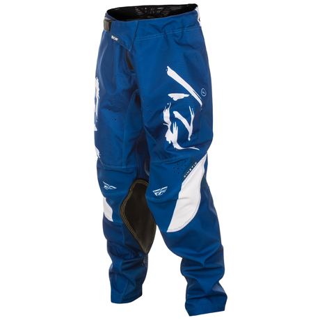 Fly Racing 2025 Youth Kinetic Stoke Pants (Navy/White)