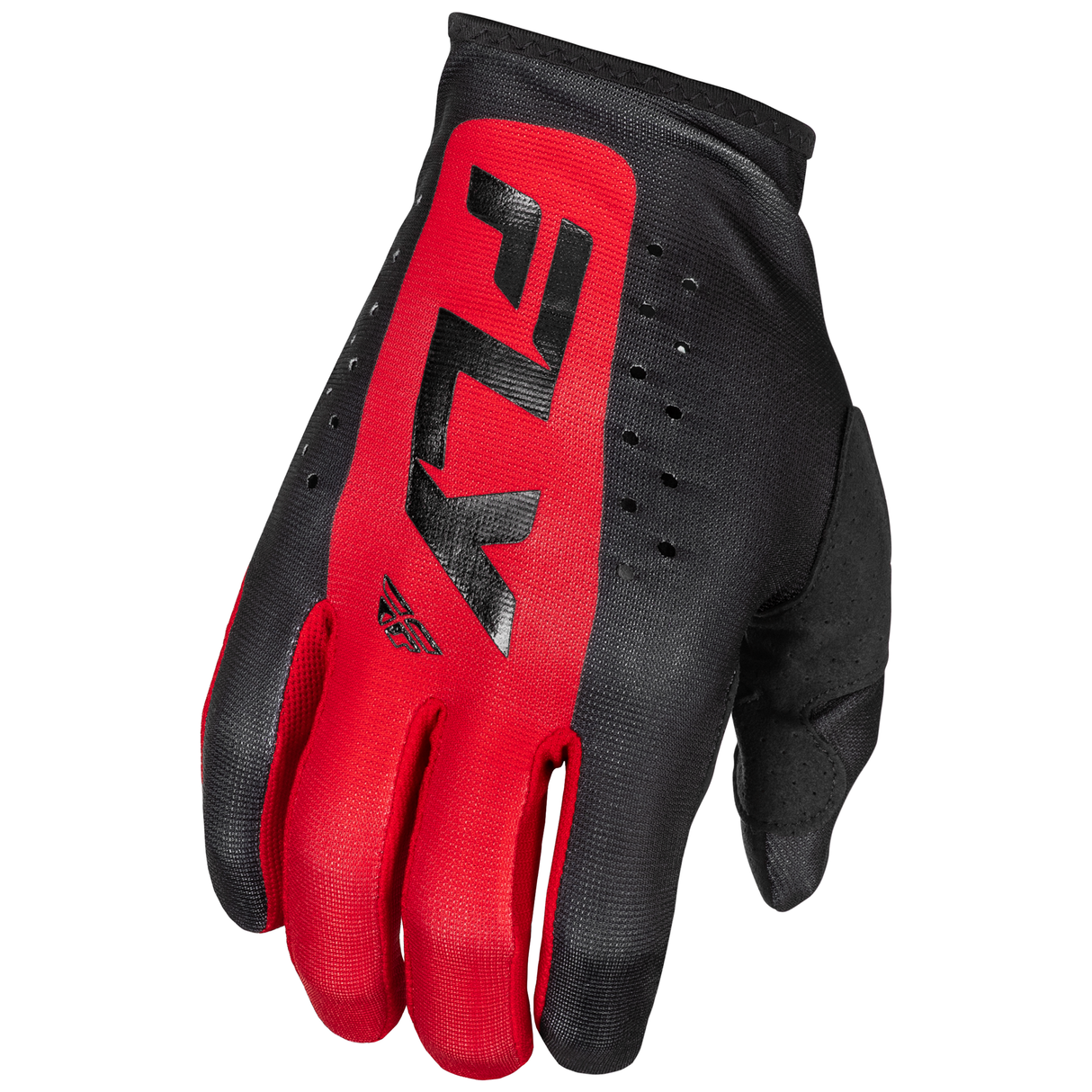 Fly Racing 2025 Youth Lite Gloves (Black/Red)