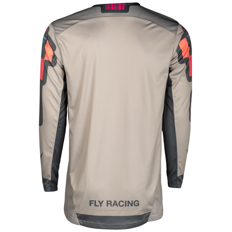 Fly Racing 2025 Lite Vice Jersey (Light Grey/Pink/Coral)