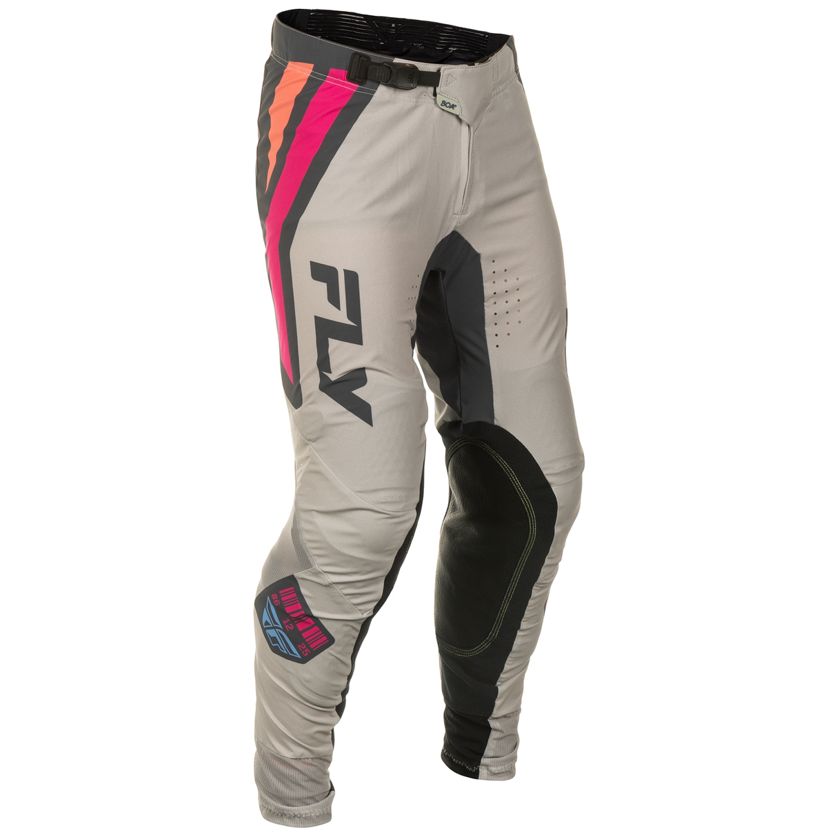 Fly Racing 2025 Lite Vice Pants (Light Grey/Pink/Coral)