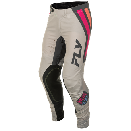 Fly Racing 2025 Lite Vice Pants (Light Grey/Pink/Coral)