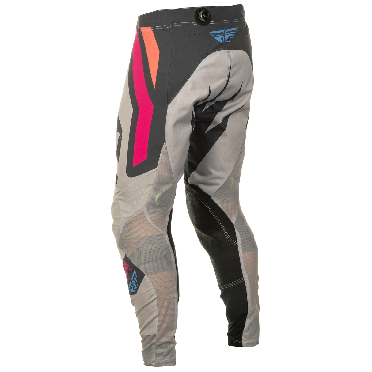 Fly Racing 2025 Lite Vice Pants (Light Grey/Pink/Coral)