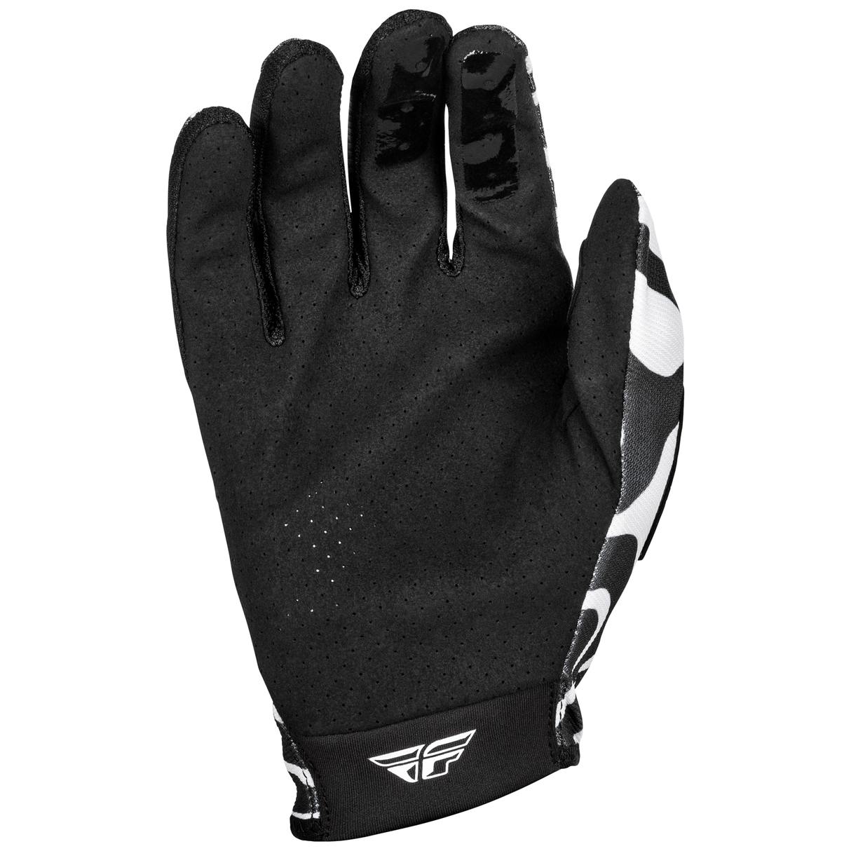 Fly Racing 2025 Youth Lite Abyss Gloves (White/Black)