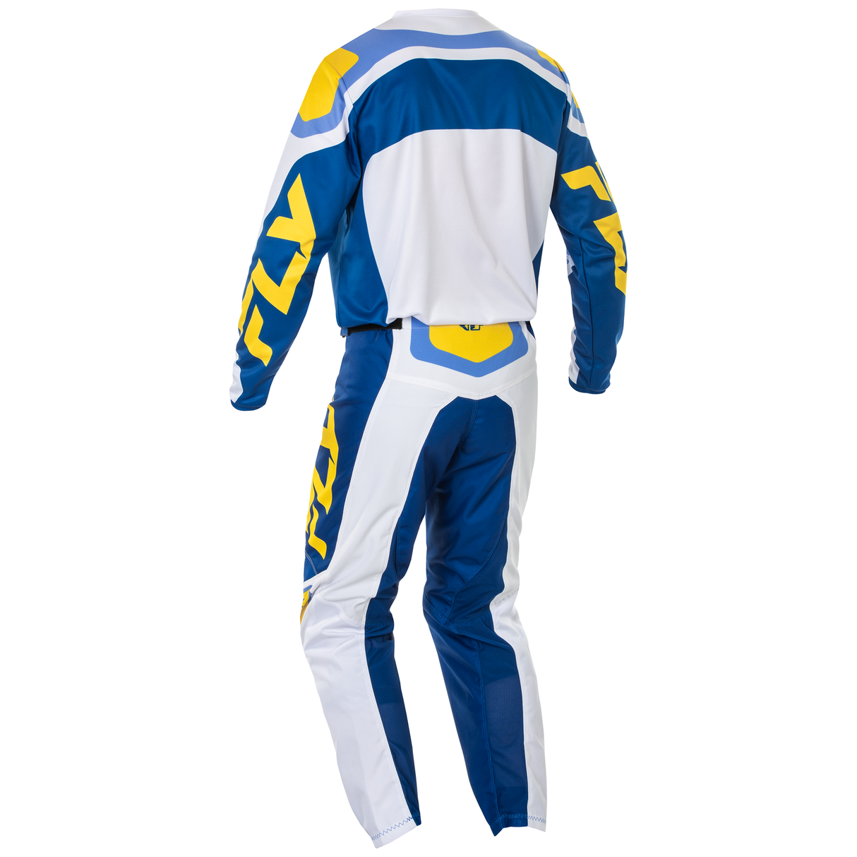 Fly Racing 2025 F-16 Jersey (White/Dark Blue/Yellow)