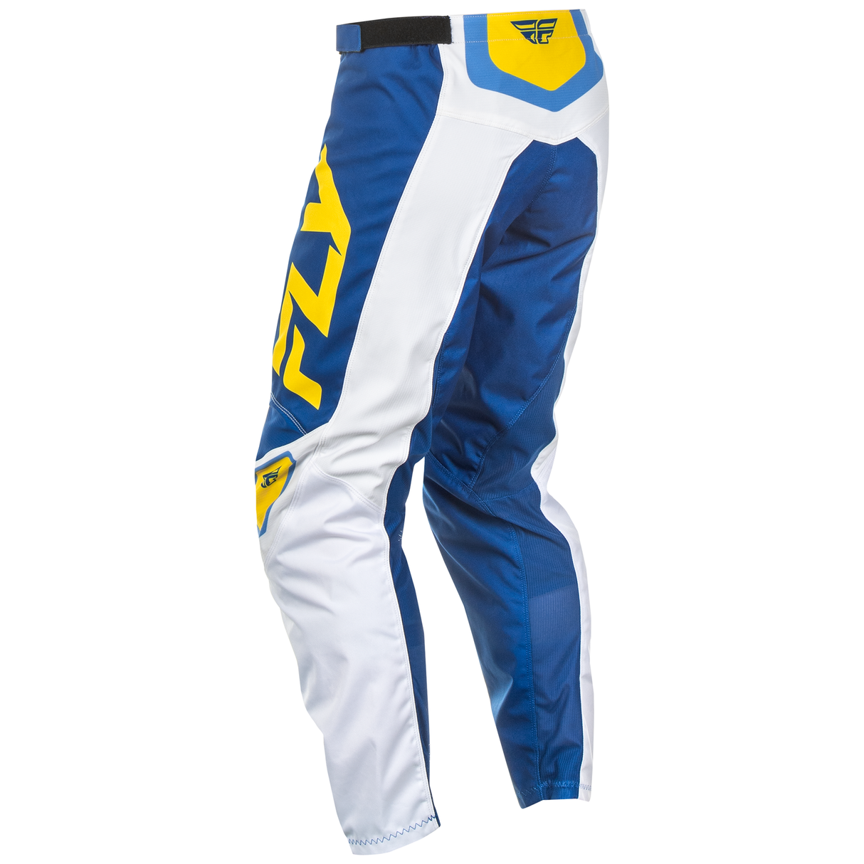 Fly Racing 2025 F-16 Pants (White/Dark Blue/Yellow)
