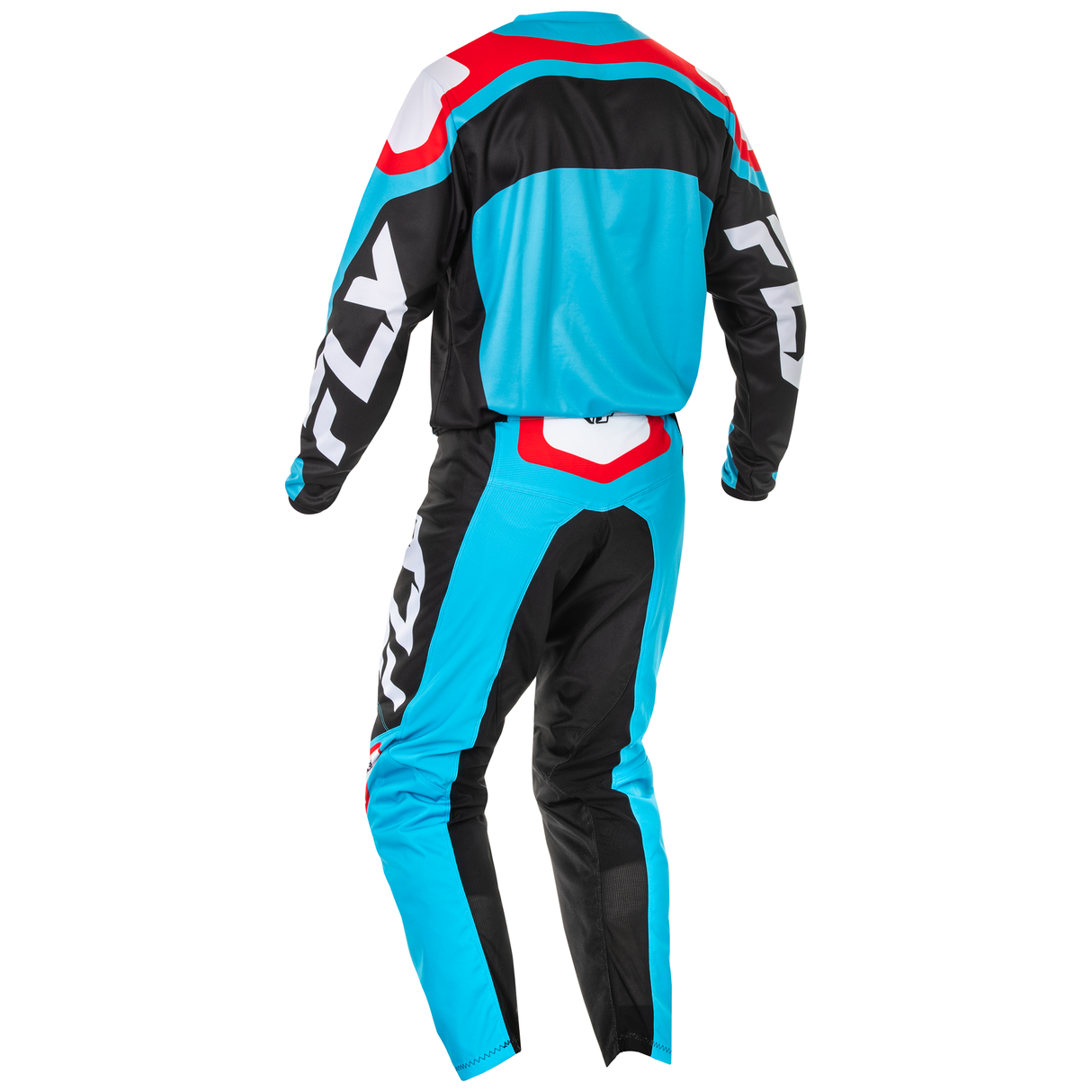Fly Racing 2025 F-16 Jersey (Cyan/Black/White)