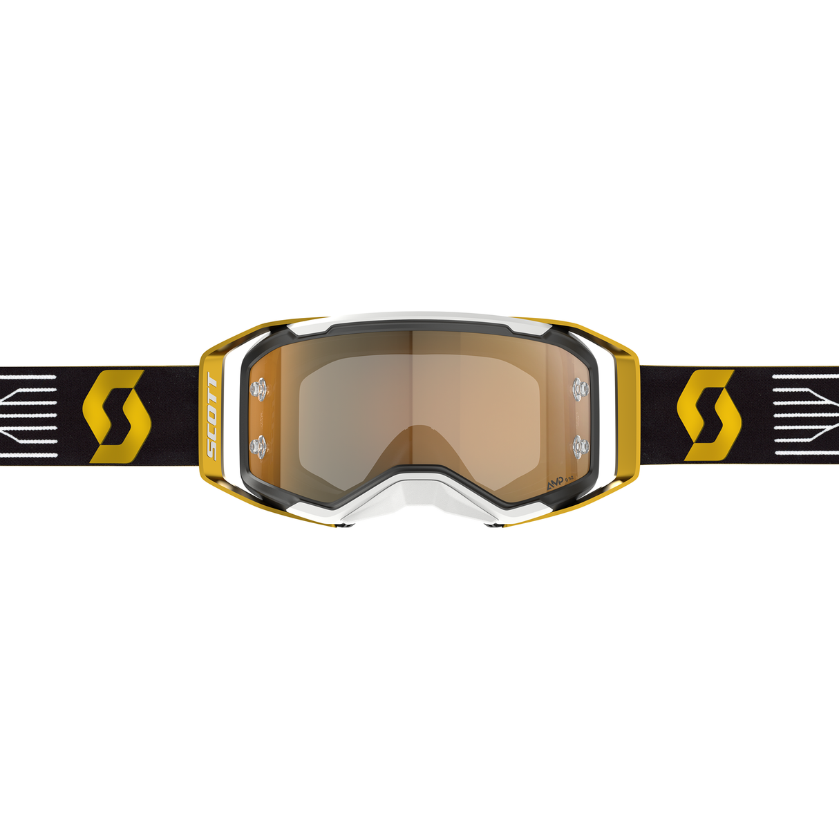 Scott Prospect 2.0 AMP Chrome Goggle (Black / Gold) Gold Chrome Works Lens