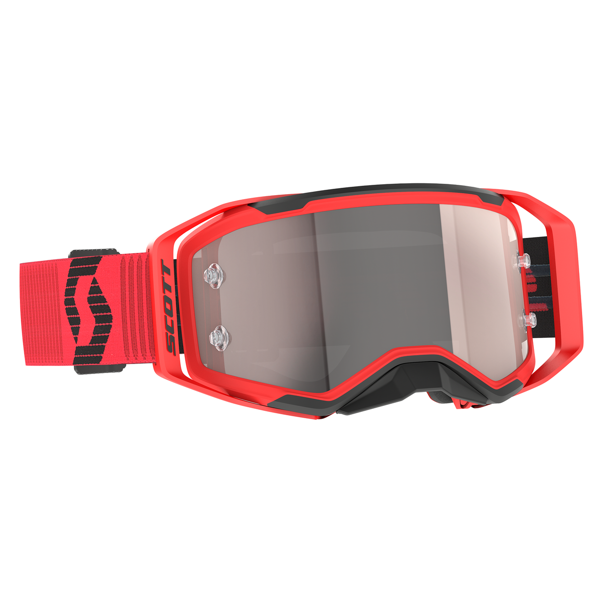 Scott Prospect 2.0 Goggle (Red / Black) Silver Chrome Works Lens