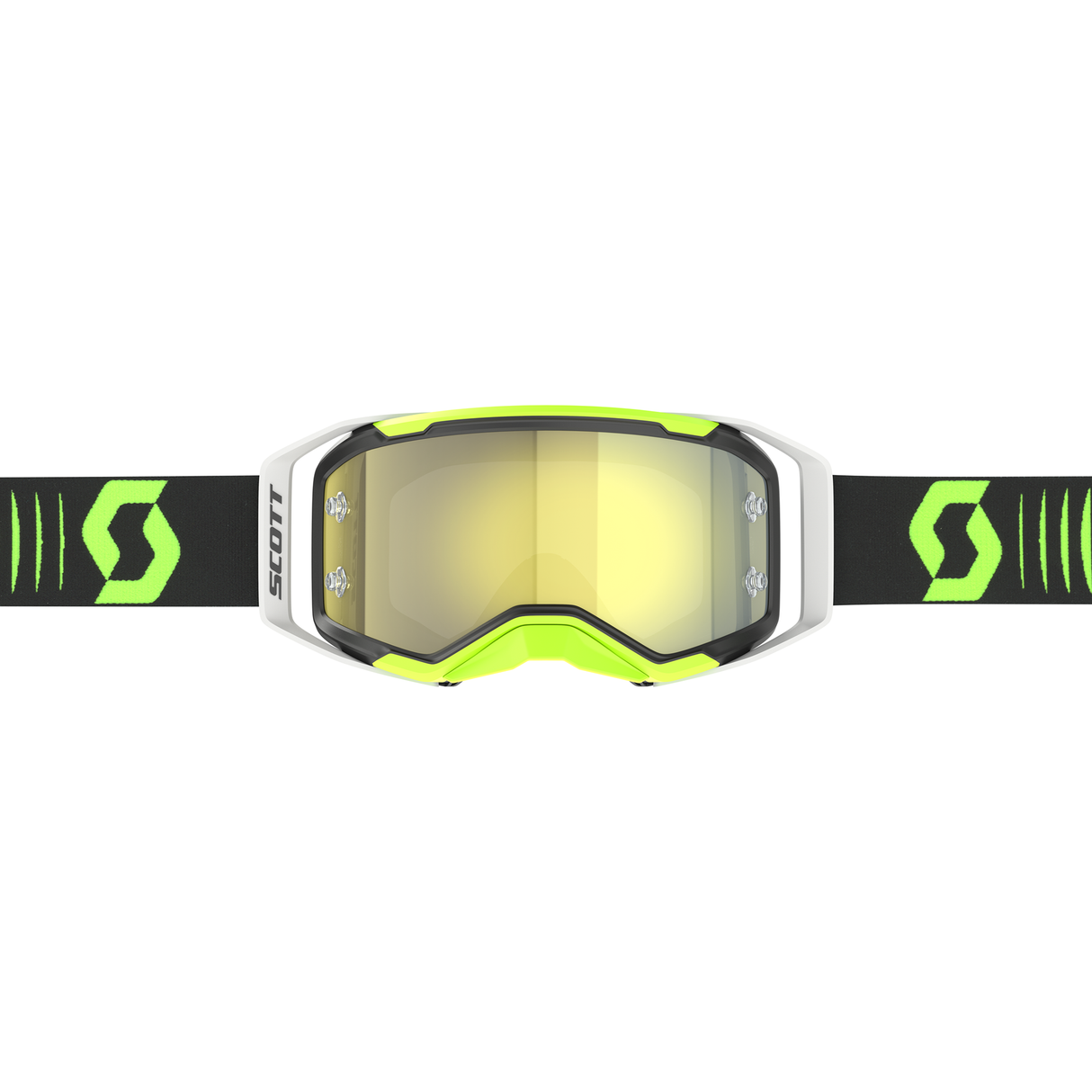 Scott Prospect 2.0 Goggle (Doppler Black / Neon Yellow) Yellow Chrome Works Lens