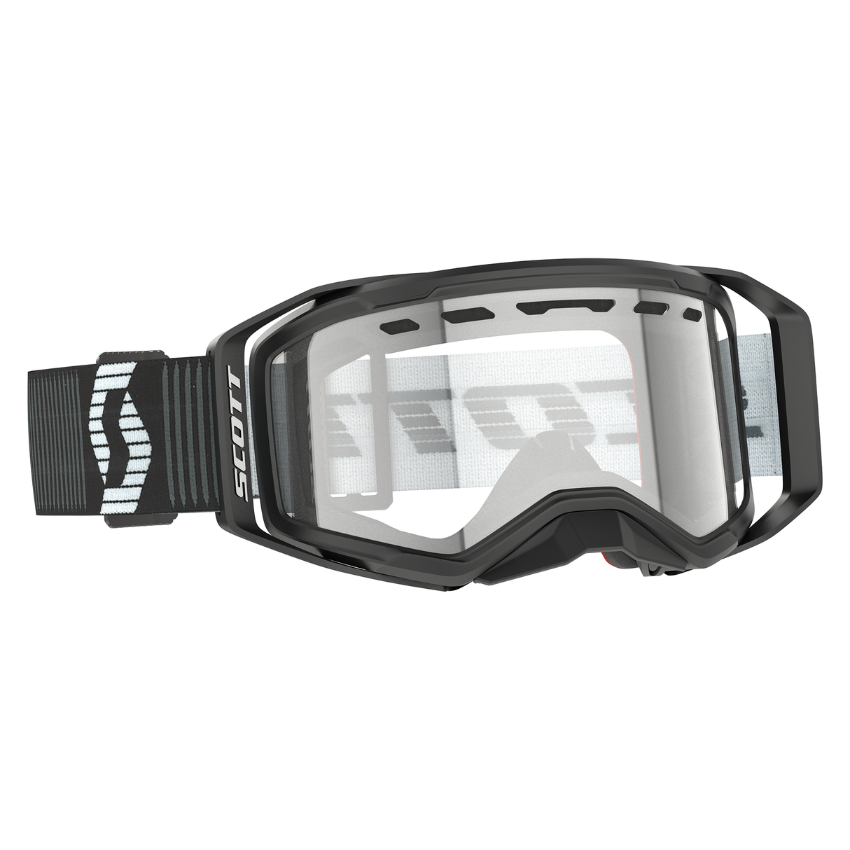 Scott Prospect 2.0 Enduro Goggle (Black / White) Clear S0 Lens