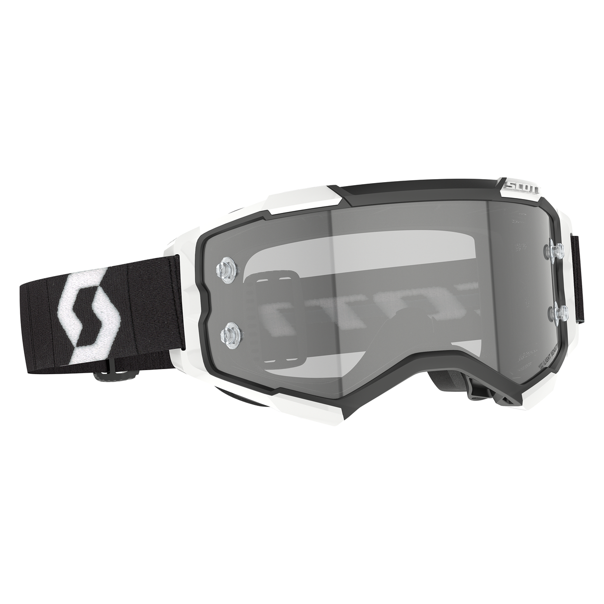 Scott Fury LS Goggle (Black / White) Light Sensitive Grey Works Lens