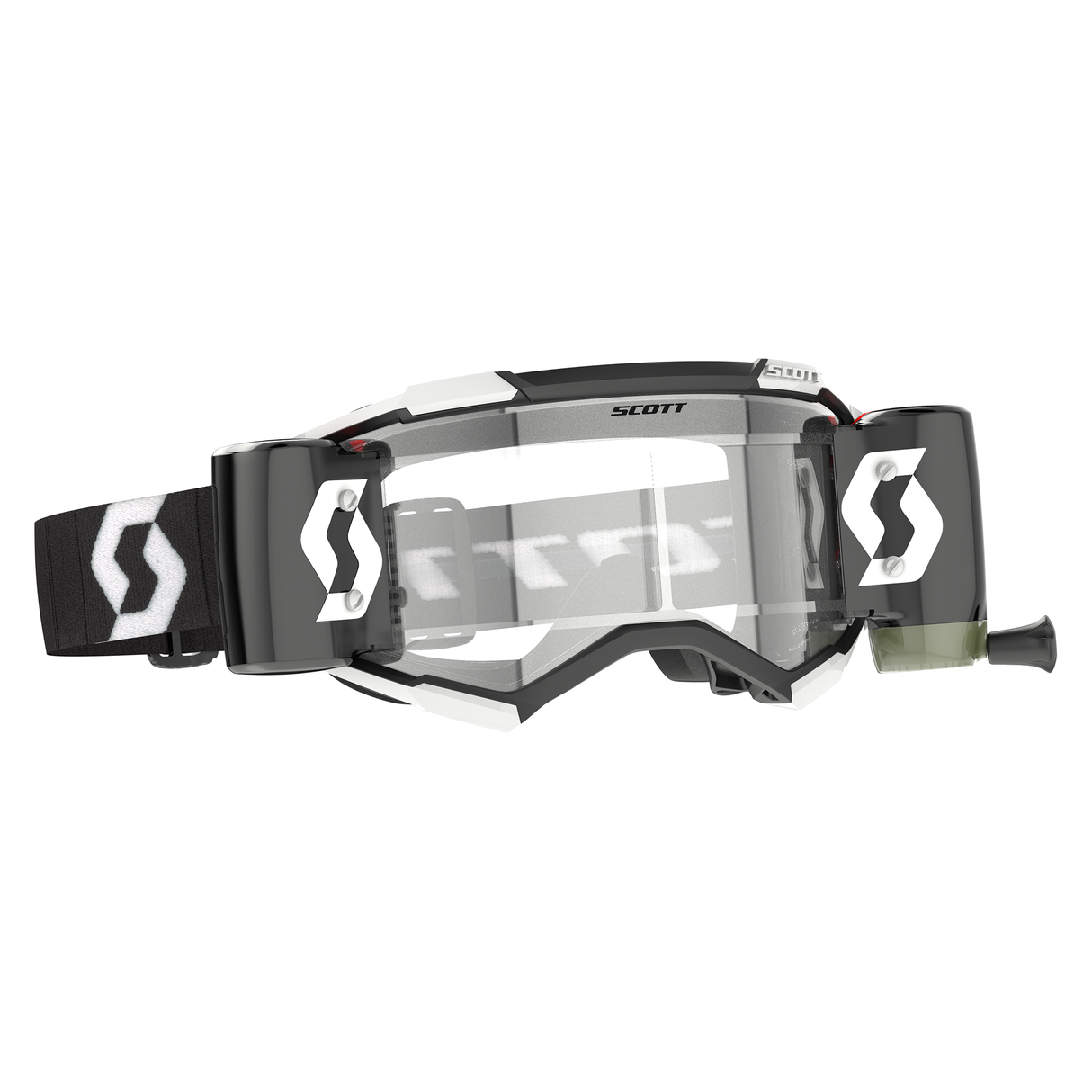 Scott Fury WFS Goggle (Black / White) Clear Works Lens