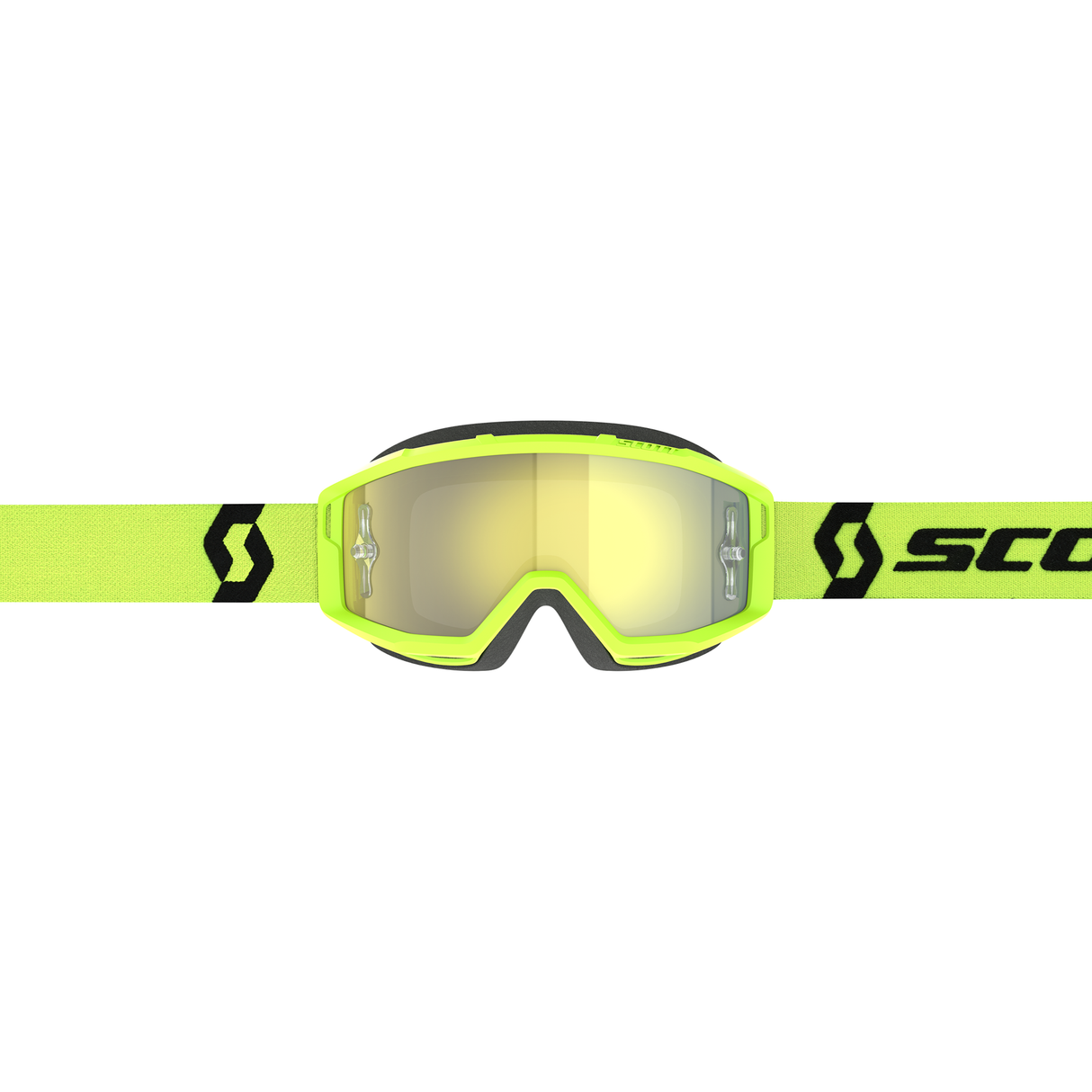 Scott Primal Chrome Goggle (Yellow / Black) Yellow Chrome Works Lens
