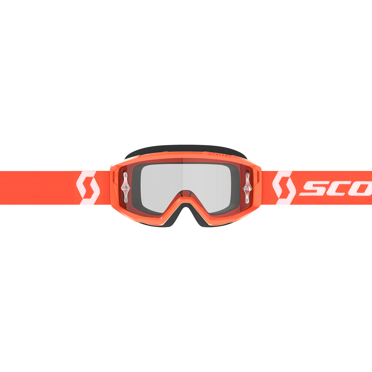Scott Primal Goggle (Orange / White) Clear Works Lens
