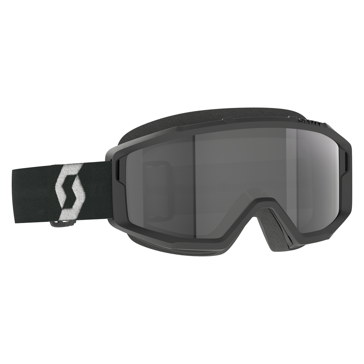 Scott Primal Sand Dust Goggle (Black / White) Dark Grey Lens