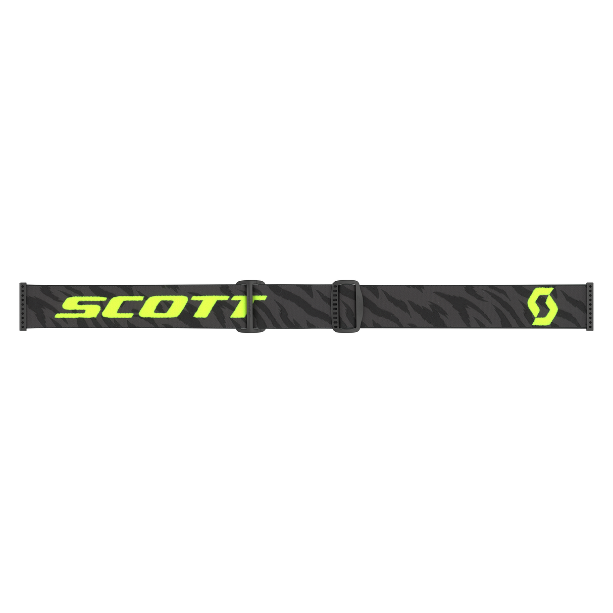 Scott Split OTG Goggle (Zebra Black / Neon Yellow) Clear Works Lens