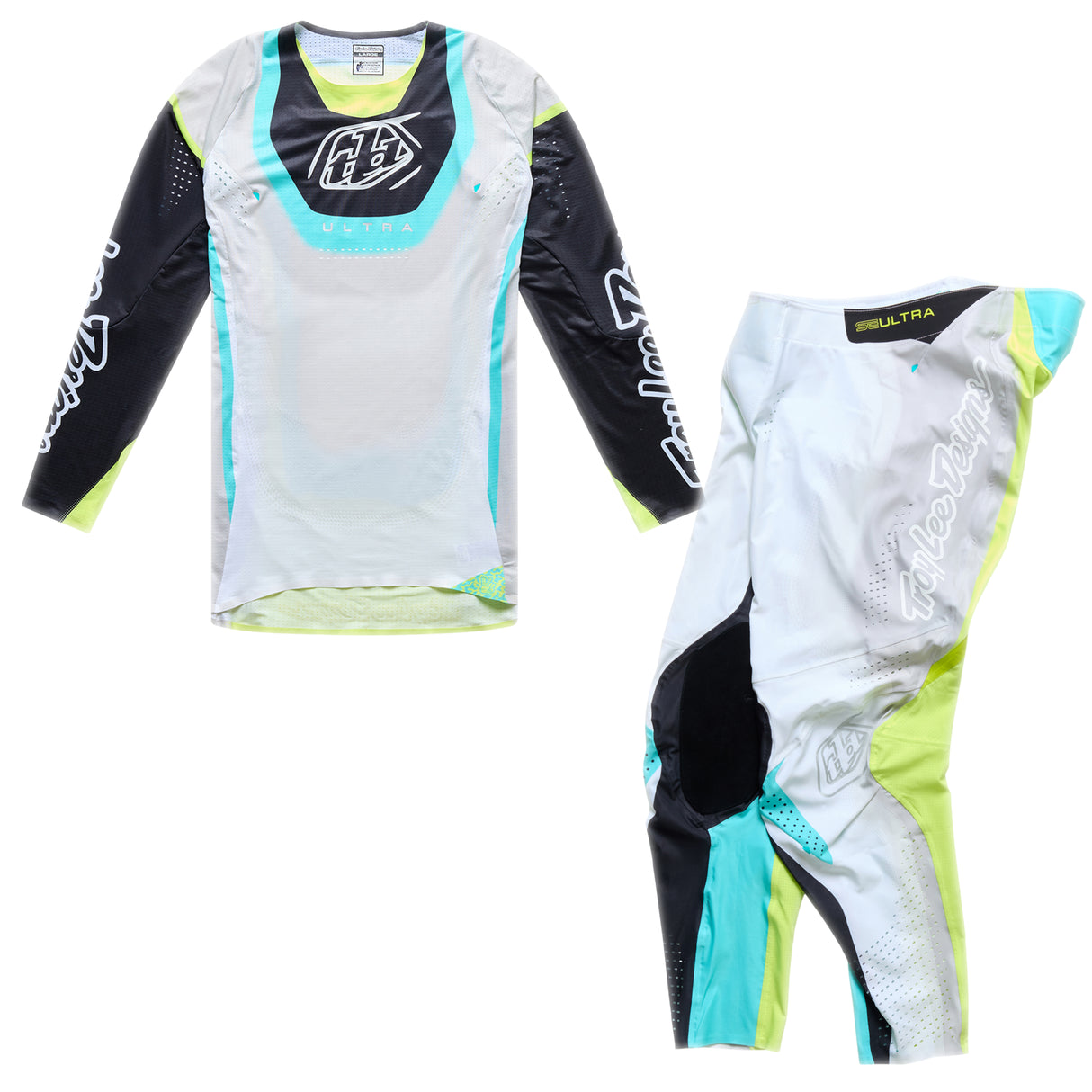 Troy Lee Designs Se Ultra Kit Combo - Vision Stone White / Carbon