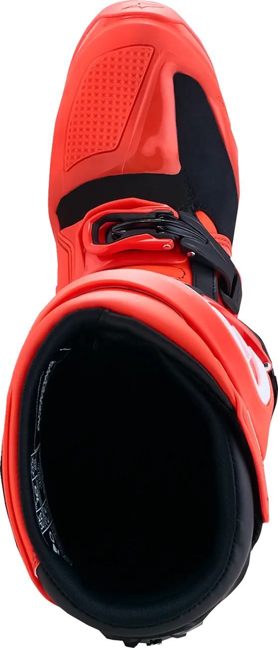 TECH 7 ENDURO BOOTS - RED FLUO BLACK