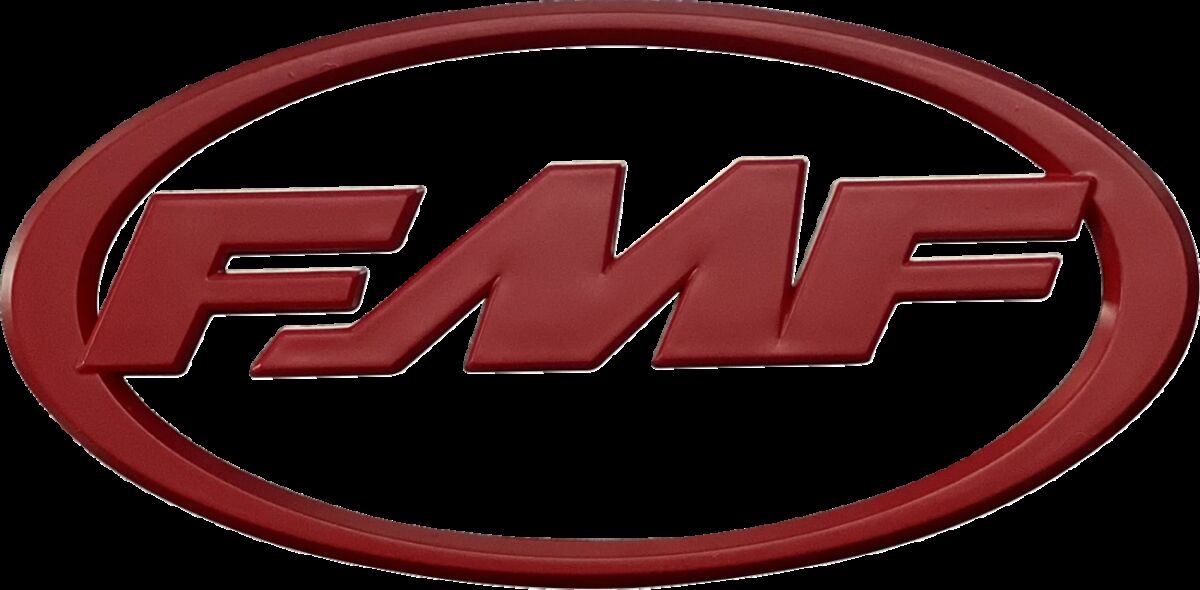 FMF DECAL FMF 3D RED motocross exhaust performance