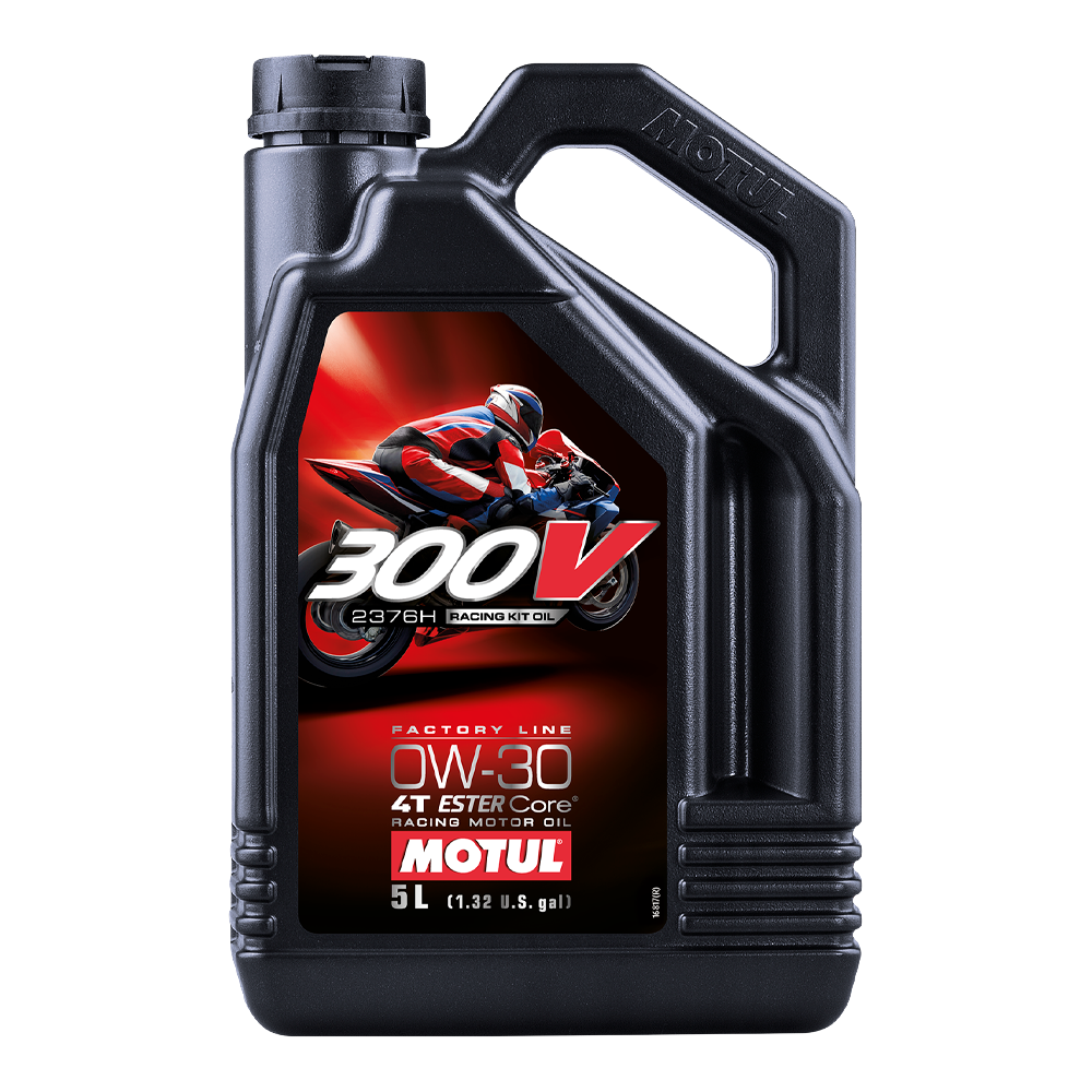 Motul 300V 0W30 Racing Kit Oil 2376H 5 Litres