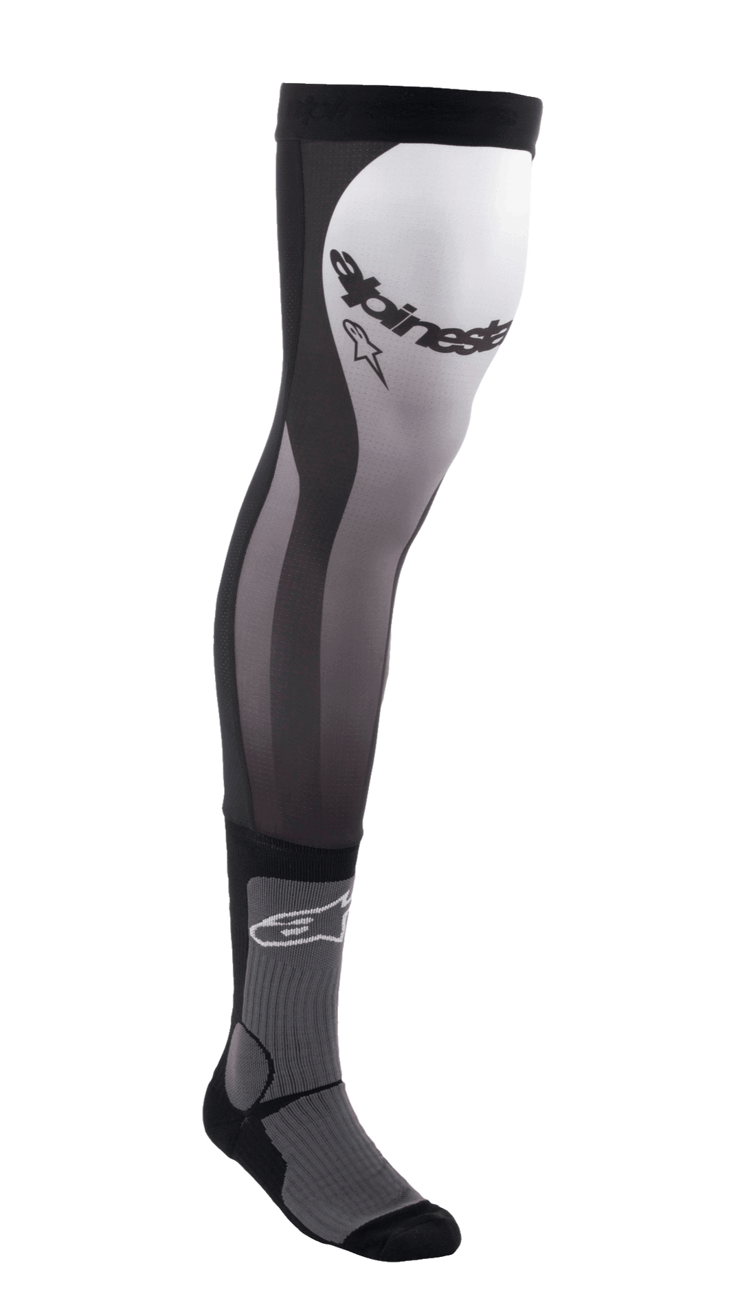 KNEE BRACE SOCKS - BLACK/WHITE