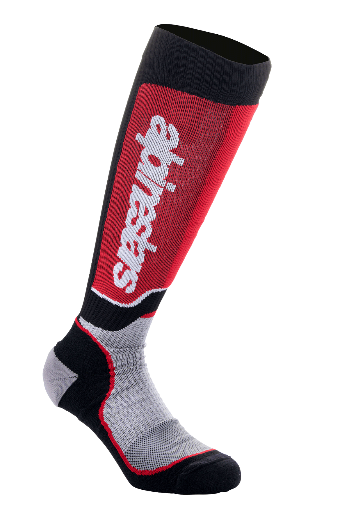 MX PLUS SOCKS - BLACK/GRAY/RED